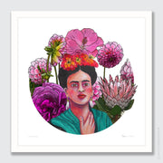 Flower Power Frida by Anna Mollekin & Adelien Art | Frida Kahlo Artwork
COLLABORATIONS